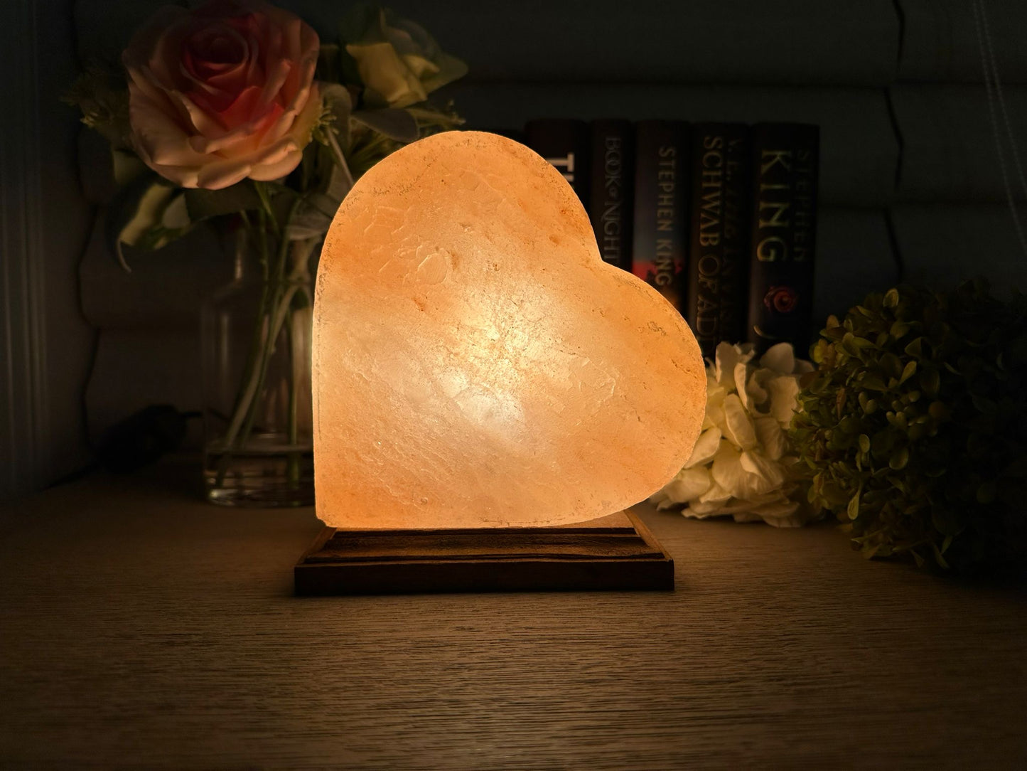 Himalayan Salt Heart Lamp