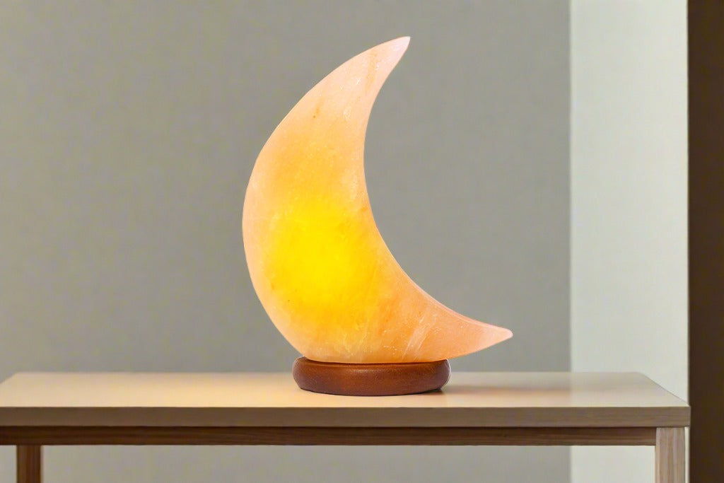 Himalayan Salt Moon Lamp