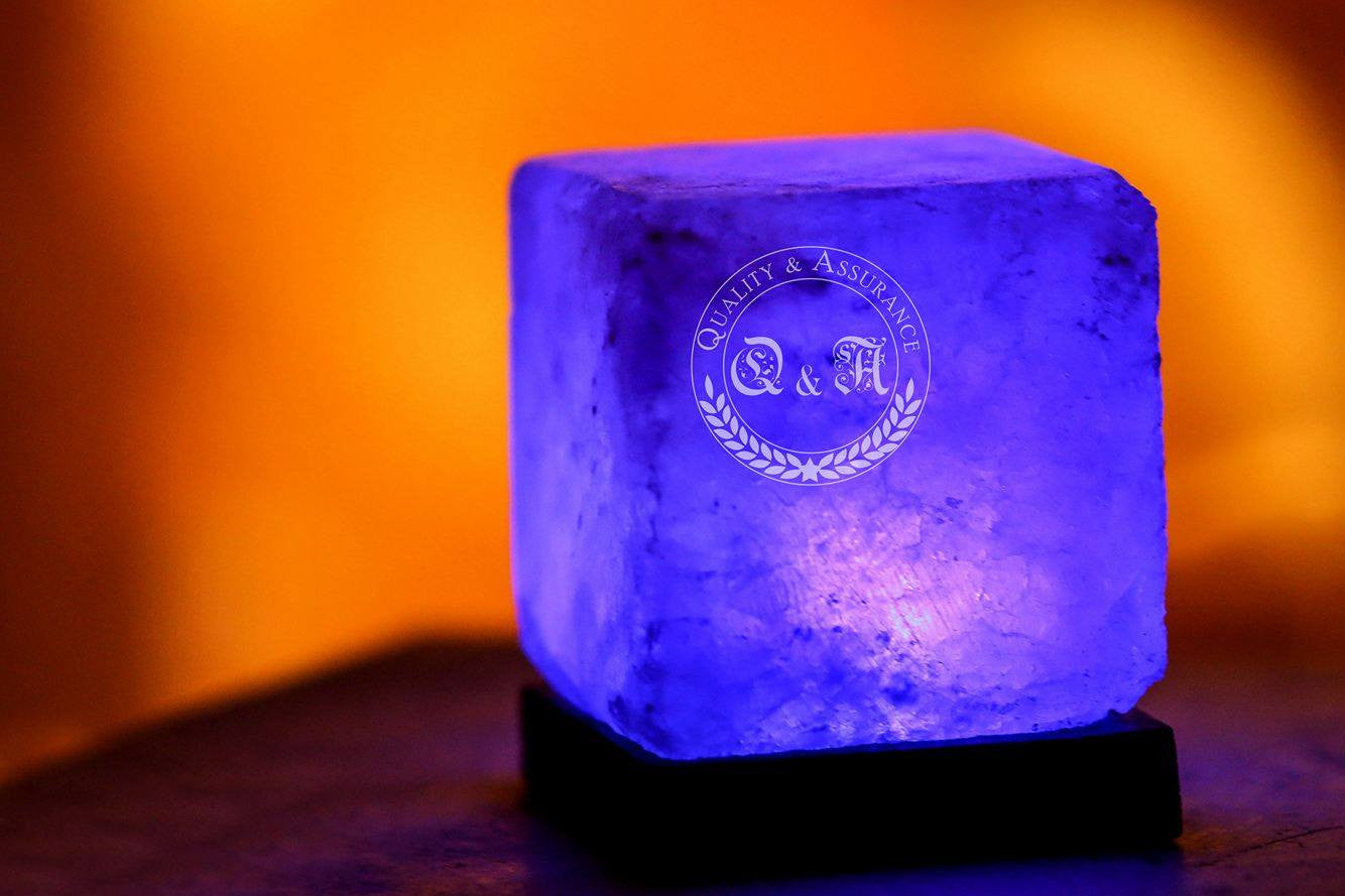 Himalayan Salt Mini Cube USB Lamp