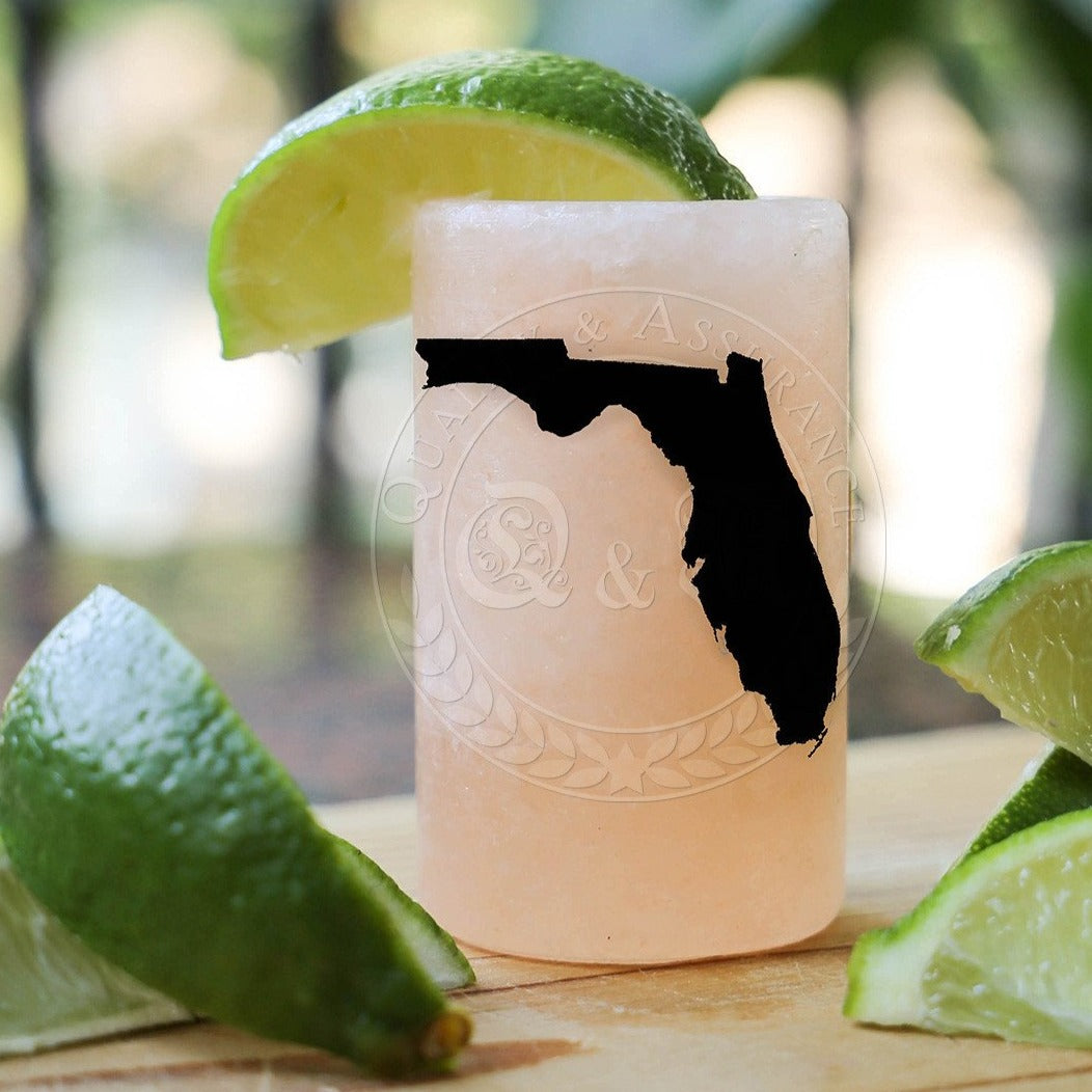 FLORIDA Home State Himalayan Salt Shot Glass