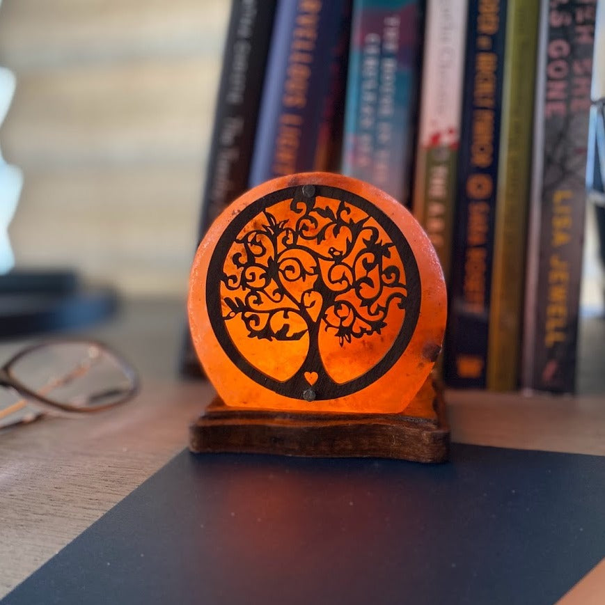 Tree of Life USB Plugin Himalayan Salt Lamp