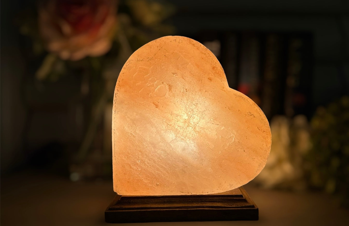 Himalayan Salt Heart Lamp