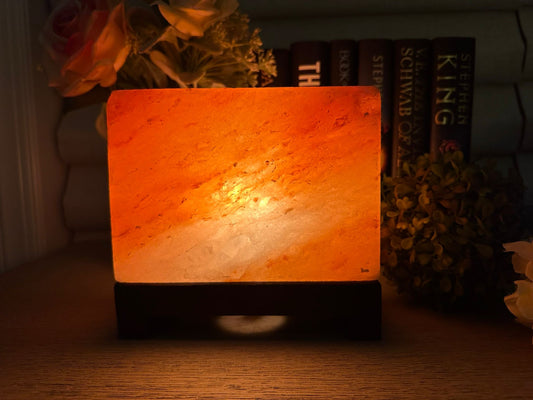 Himalayan Salt Rectangle Lamp