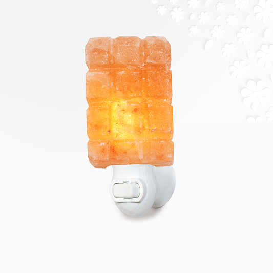 Himalayan Salt Checker Cube Night Light