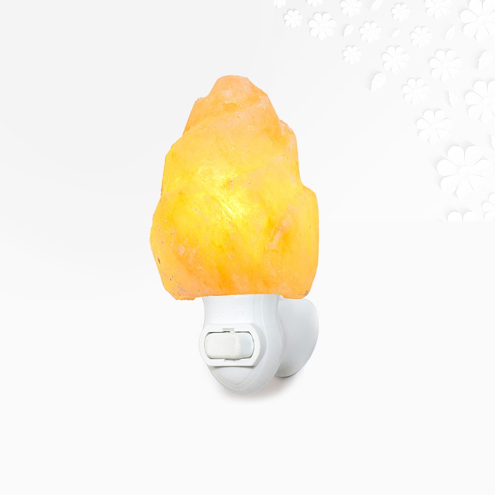 Himalayan Salt Rose Petal Night Light